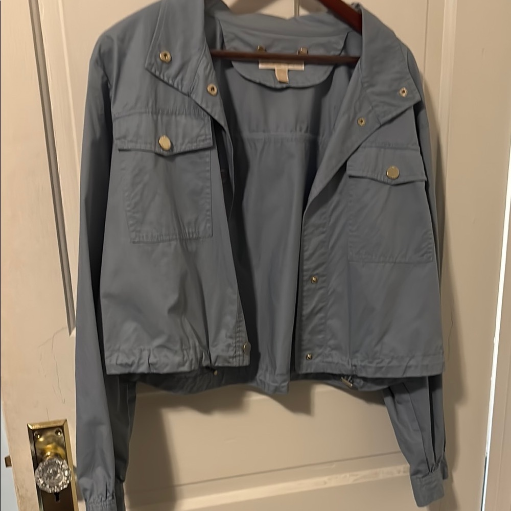 Michael Kors Blue Utility Jacket